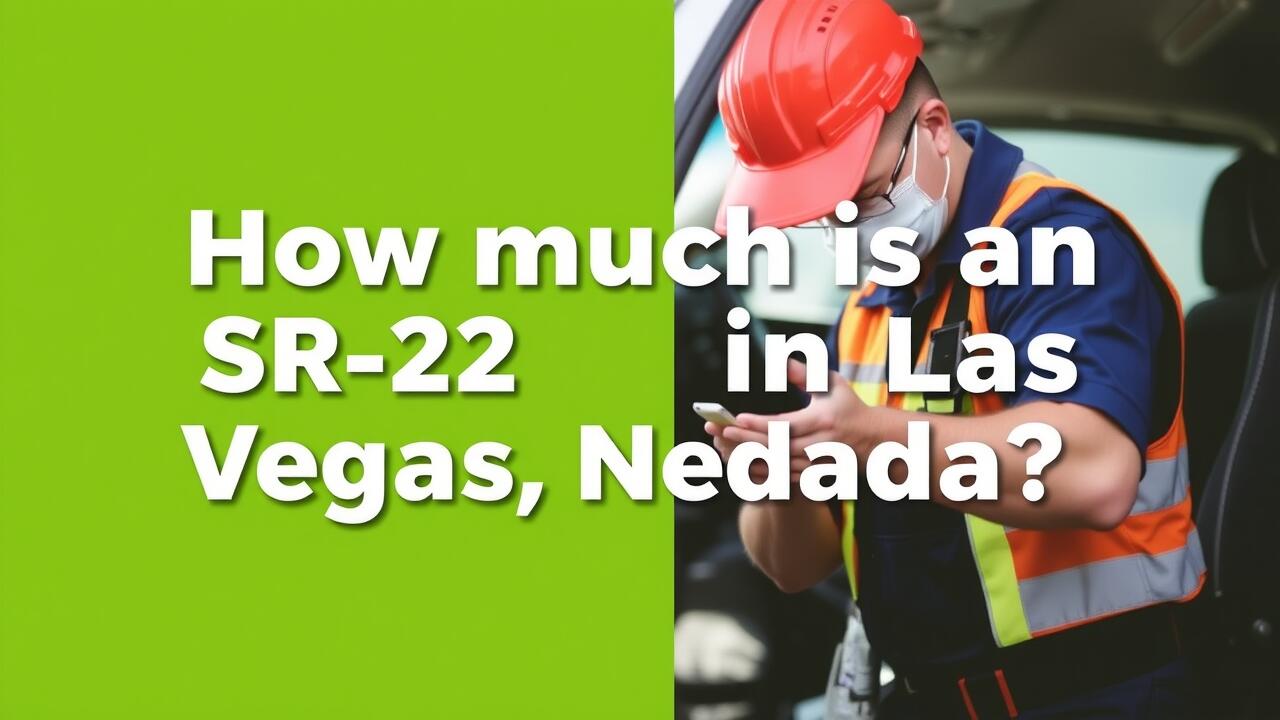 How much is an SR-22 in Las Vegas Nevada?